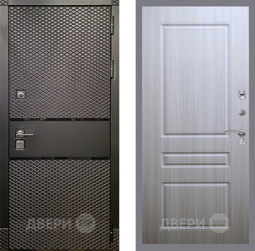 Дверь Рекс (REX) 15 Черный Кварц FL-243 Сандал белый в Егорьевске