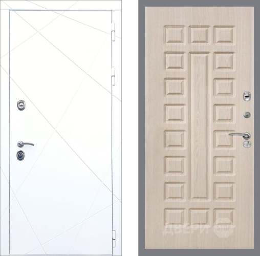 Дверь Рекс (REX) 13 Силк Сноу FL-183 Беленый дуб в Егорьевске