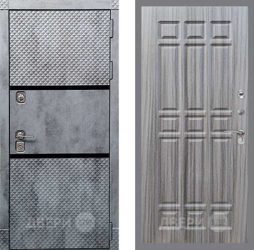 Входная металлическая Дверь Рекс (REX) 15 Бетон Темный FL-33 Сандал грей в Егорьевске