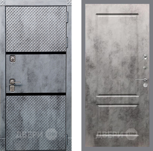 Входная металлическая Дверь Рекс (REX) 15 Бетон Темный FL-117 Бетон темный в Егорьевске