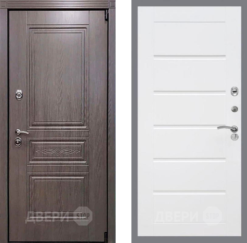 Входная металлическая Дверь Рекс (REX) Премиум-S Сити Белый ясень в Егорьевске