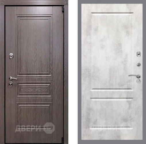 Входная металлическая Дверь Рекс (REX) Премиум-S FL-117 Бетон светлый в Егорьевске