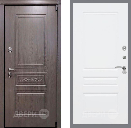 Входная металлическая Дверь Рекс (REX) Премиум-S FL-243 Силк Сноу в Егорьевске