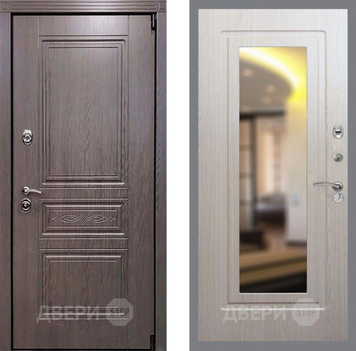 Входная металлическая Дверь Рекс (REX) Премиум-S FLZ-120 Беленый дуб в Егорьевске