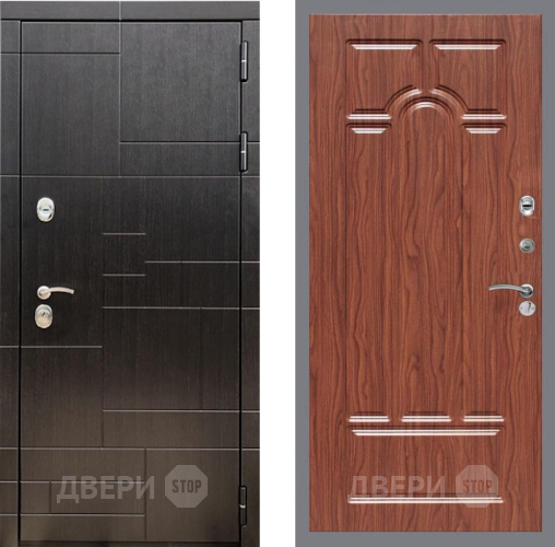 Входная металлическая Дверь Рекс (REX) 20 FL-58 орех тисненый в Егорьевске