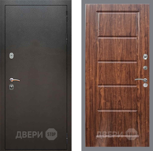 Входная металлическая Дверь Рекс (REX) 5 Серебро Антик FL-39 орех тисненый в Егорьевске