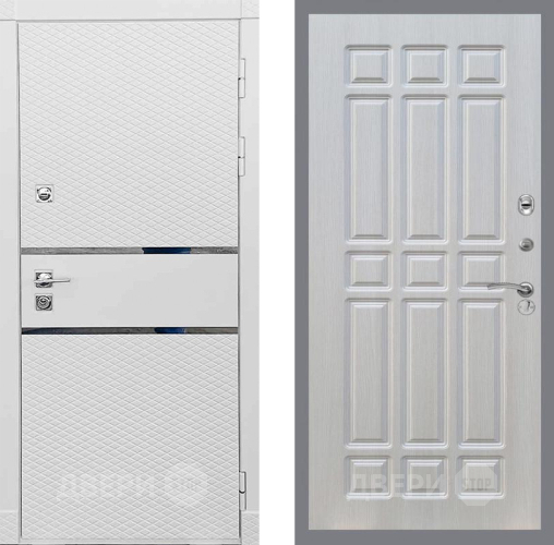 Входная металлическая Дверь Рекс (REX) 15 Силк Сноу FL-33 Лиственница беж в Егорьевске