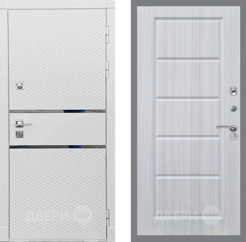 Входная металлическая Дверь Рекс (REX) 15 Силк Сноу FL-39 Сандал белый в Егорьевске