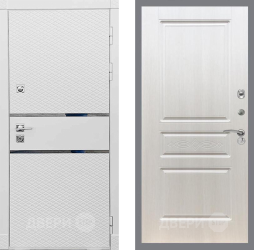 Входная металлическая Дверь Рекс (REX) 15 Силк Сноу FL-243 Лиственница беж в Егорьевске