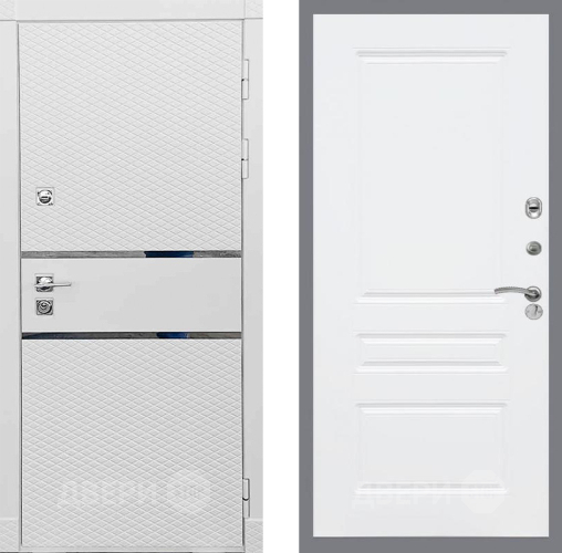 Входная металлическая Дверь Рекс (REX) 15 Силк Сноу FL-243 Силк Сноу в Егорьевске