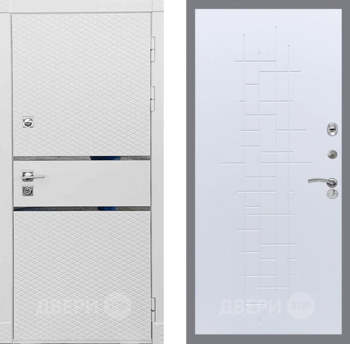 Входная металлическая Дверь Рекс (REX) 15 Силк Сноу FL-289 Белый ясень в Егорьевске