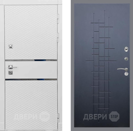 Входная металлическая Дверь Рекс (REX) 15 Силк Сноу FL-289 Ясень черный в Егорьевске