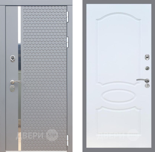 Входная металлическая Дверь Рекс (REX) 24 FL-128 Белый ясень в Егорьевске