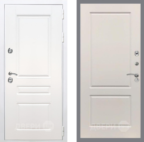 Входная металлическая Дверь Рекс (REX) Премиум-н Силк Сноу FL-117 Шампань в Егорьевске