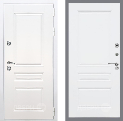 Входная металлическая Дверь Рекс (REX) Премиум-н Силк Сноу FL-243 Силк Сноу в Егорьевске