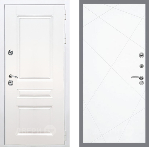 Дверь Рекс (REX) Премиум-н Силк Сноу FL-291 Силк Сноу в Егорьевске