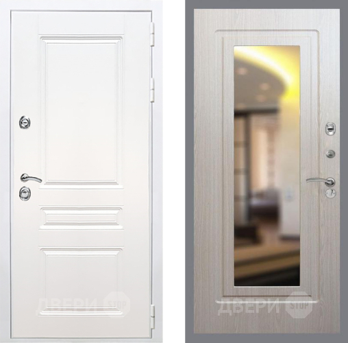 Дверь Рекс (REX) Премиум-н Силк Сноу FLZ-120 Беленый дуб в Егорьевске