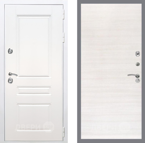 Входная металлическая Дверь Рекс (REX) Премиум-н Силк Сноу GL Акация в Егорьевске