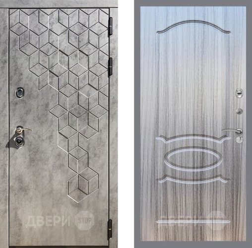 Входная металлическая Дверь Рекс (REX) 23 FL-128 Сандал грей в Егорьевске