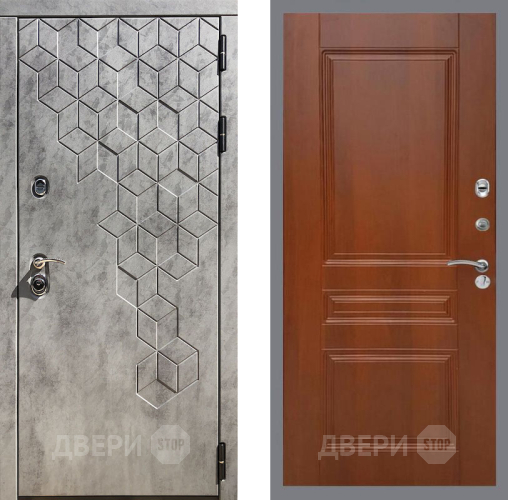 Входная металлическая Дверь Рекс (REX) 23 FL-243 Итальянский орех в Егорьевске