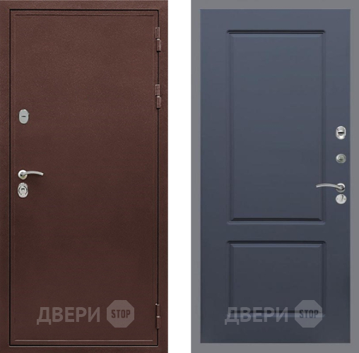 Входная металлическая Дверь Рекс (REX) 5 металл 3 мм FL-117 Силк титан в Егорьевске