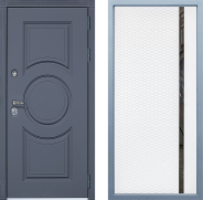 Дверь Дива МХ-30 STR МХ-47 Белый матовый 960х2050 мм