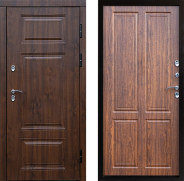 Дверь Престиж TERMO с терморазрывом Премиум Орех Премиум Орех светлый