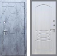 Дверь Рекс (REX) 28 FL-128 Лиственница беж 960х2050 мм