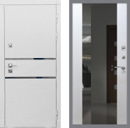 Дверь Рекс (REX) 15 Силк Сноу СБ-16 с Зеркалом Лиственница беж 960х2050 мм