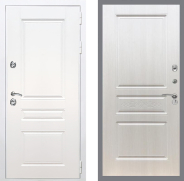 Дверь Рекс (REX) Премиум-н Силк Сноу FL-243 Лиственница беж